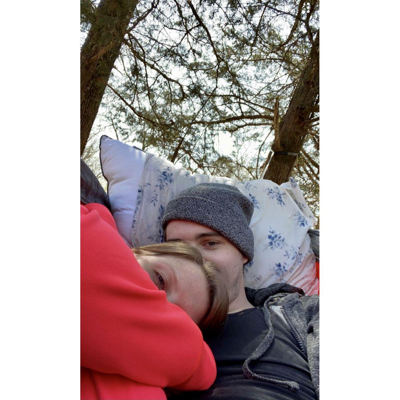 This was Amanda's first trip with Adam's parents. They stayed in a cabin in Arkansas and Amanda tried kayaking for the first time which was very entertaining for everyone else!