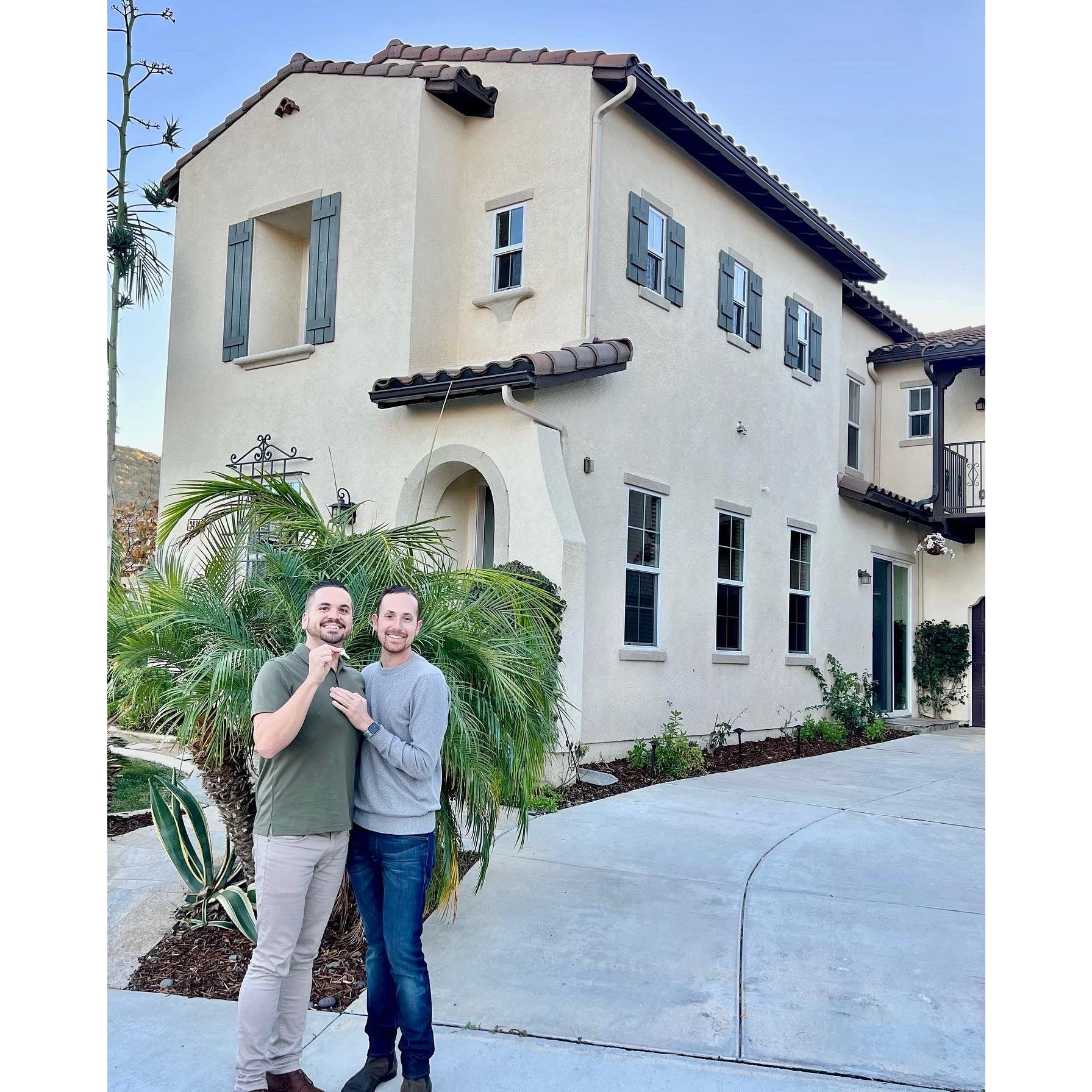 October 28, 2021 - the day we closed escrow on our first house! 