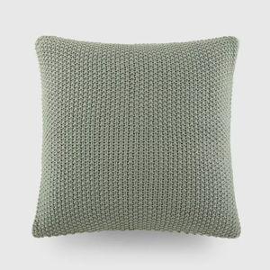 Ienjoy Blush Green Home Stitch Knit Decorative Pillow, 20" x 20" - Macy's