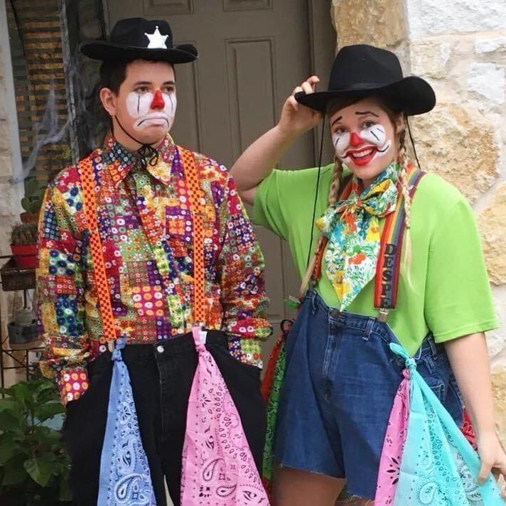 Clownin' around (Texas style) on Halloween / 2017.