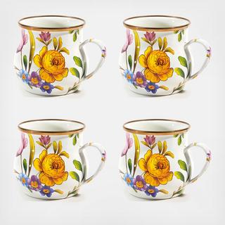 Flower Market Mug, Set of 4