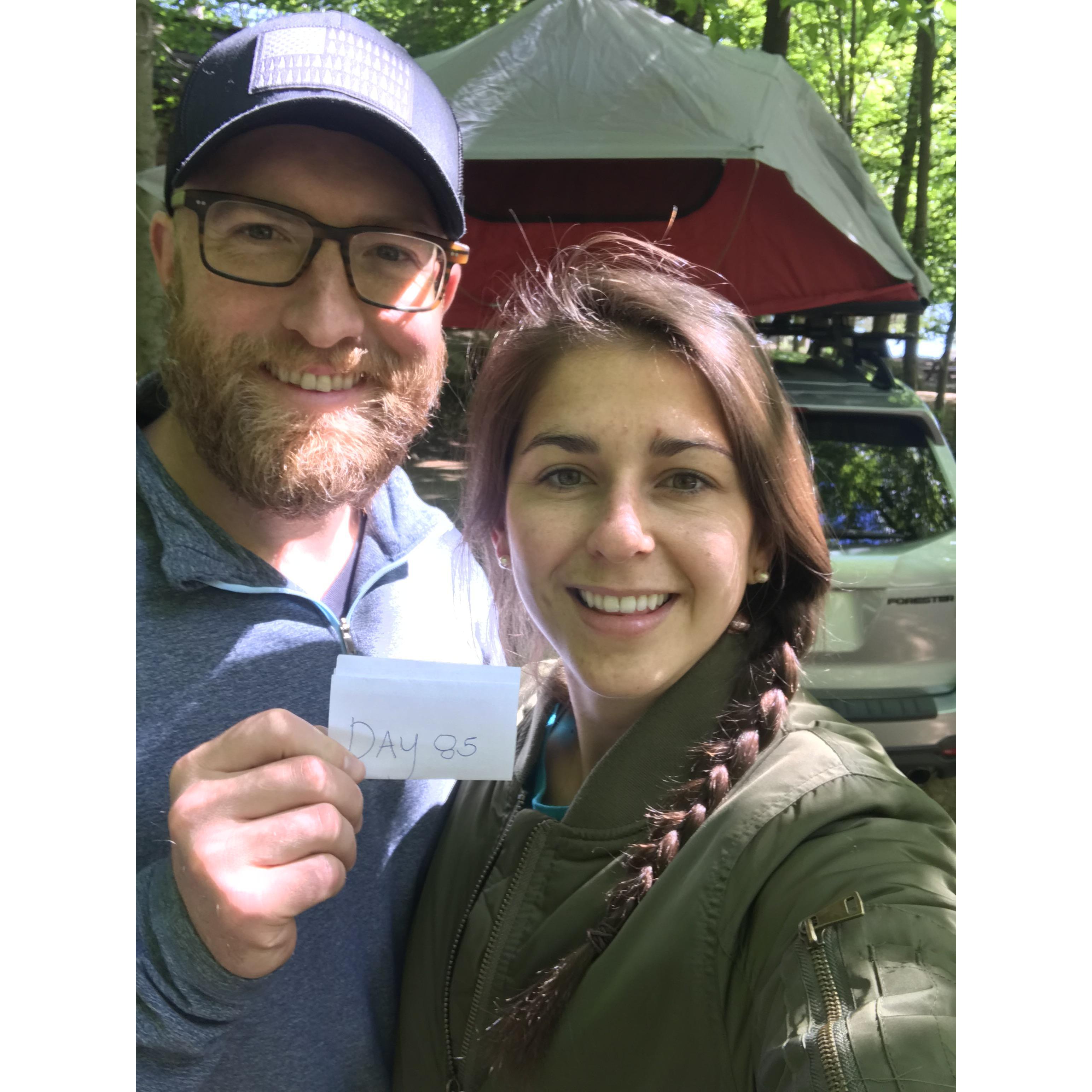 Camping in our Rooftop Tent in Old Forge, NY, June 2020!