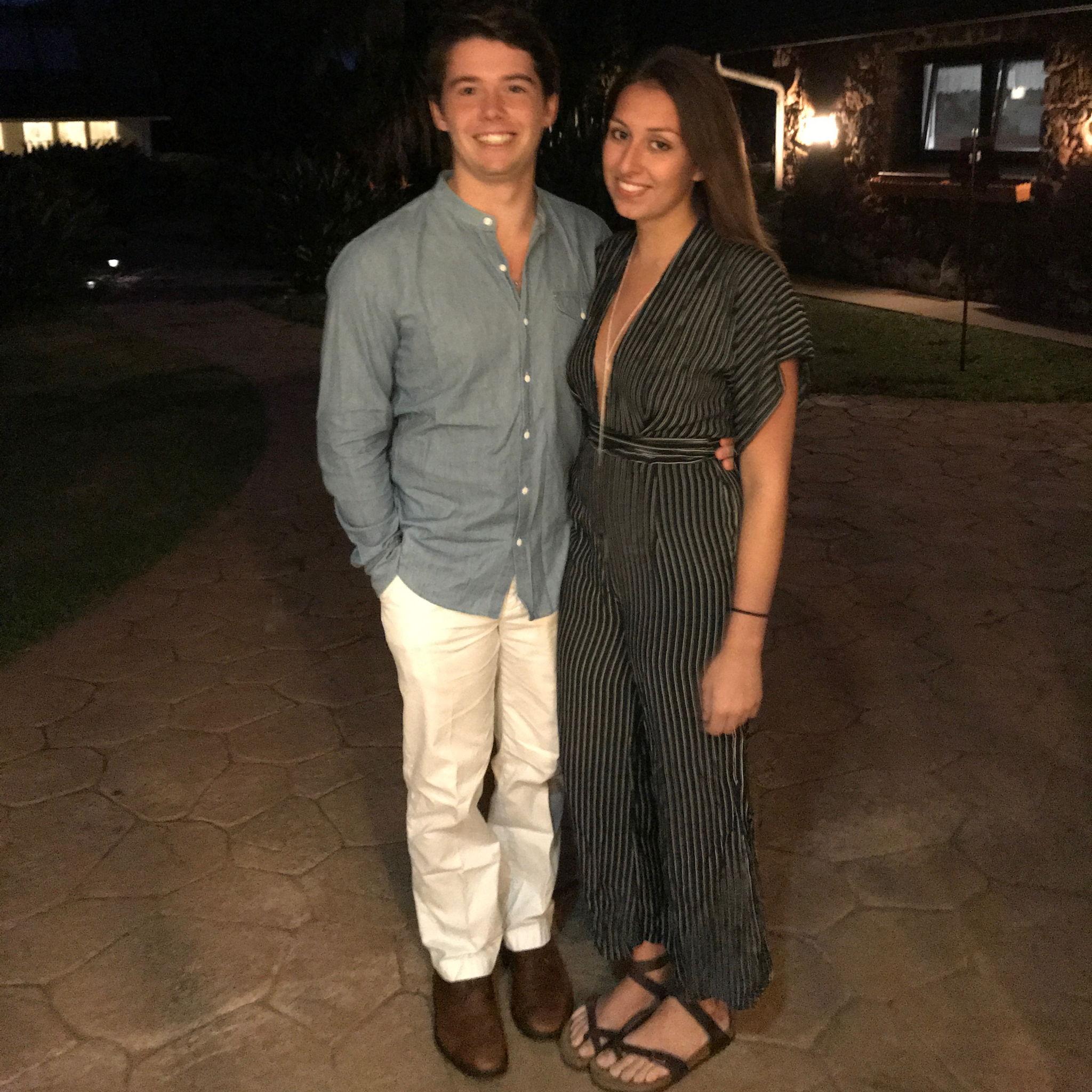 They reconnected over a summer of interning in DC and sparks flew. Right before the academic year started, they finally decided to give a long-distance relationship a shot in between Canada and SoCal.