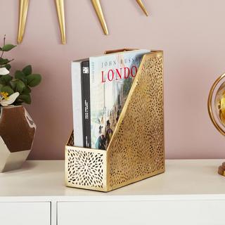 Golden Glam Magazine Holder