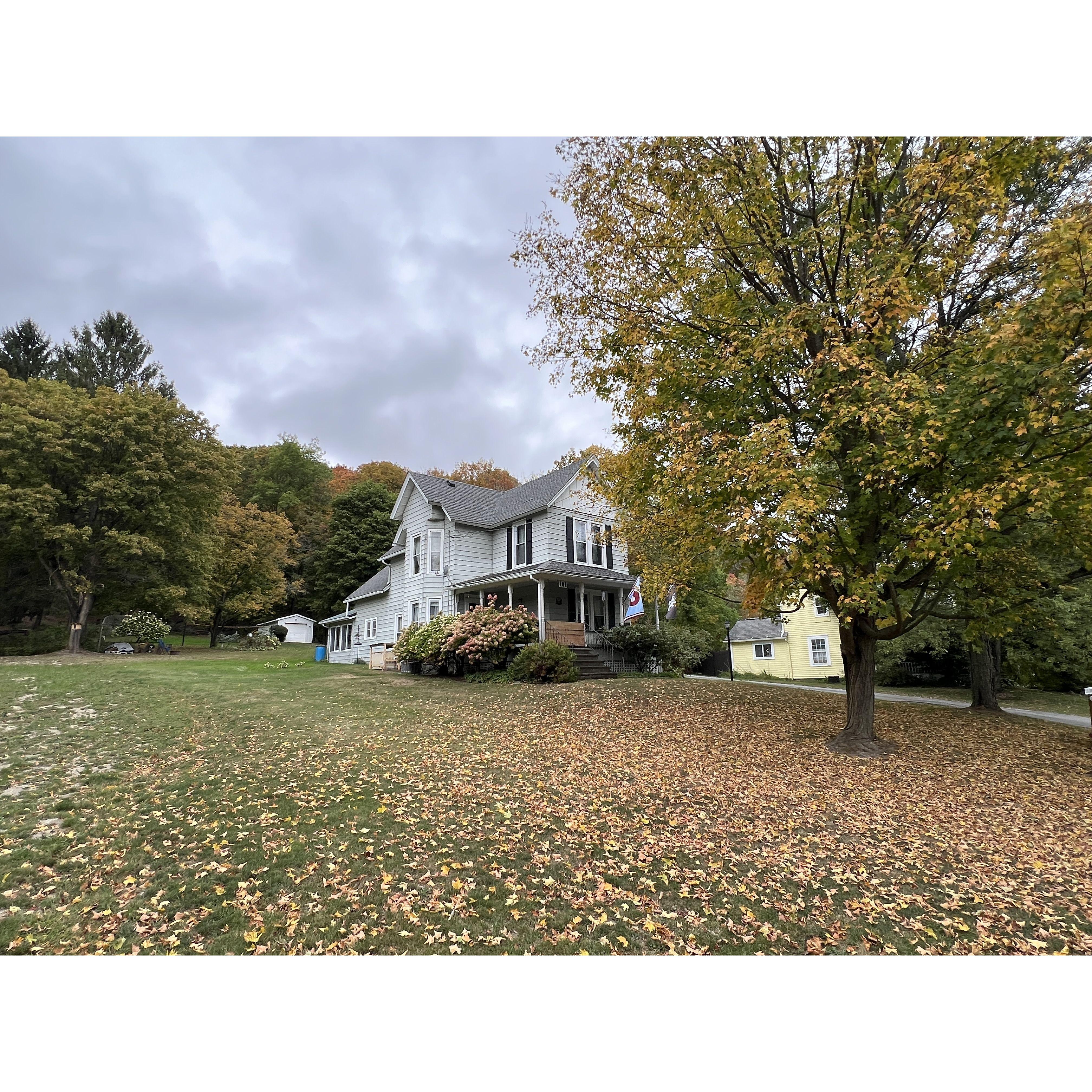The homestead in the early autumn
