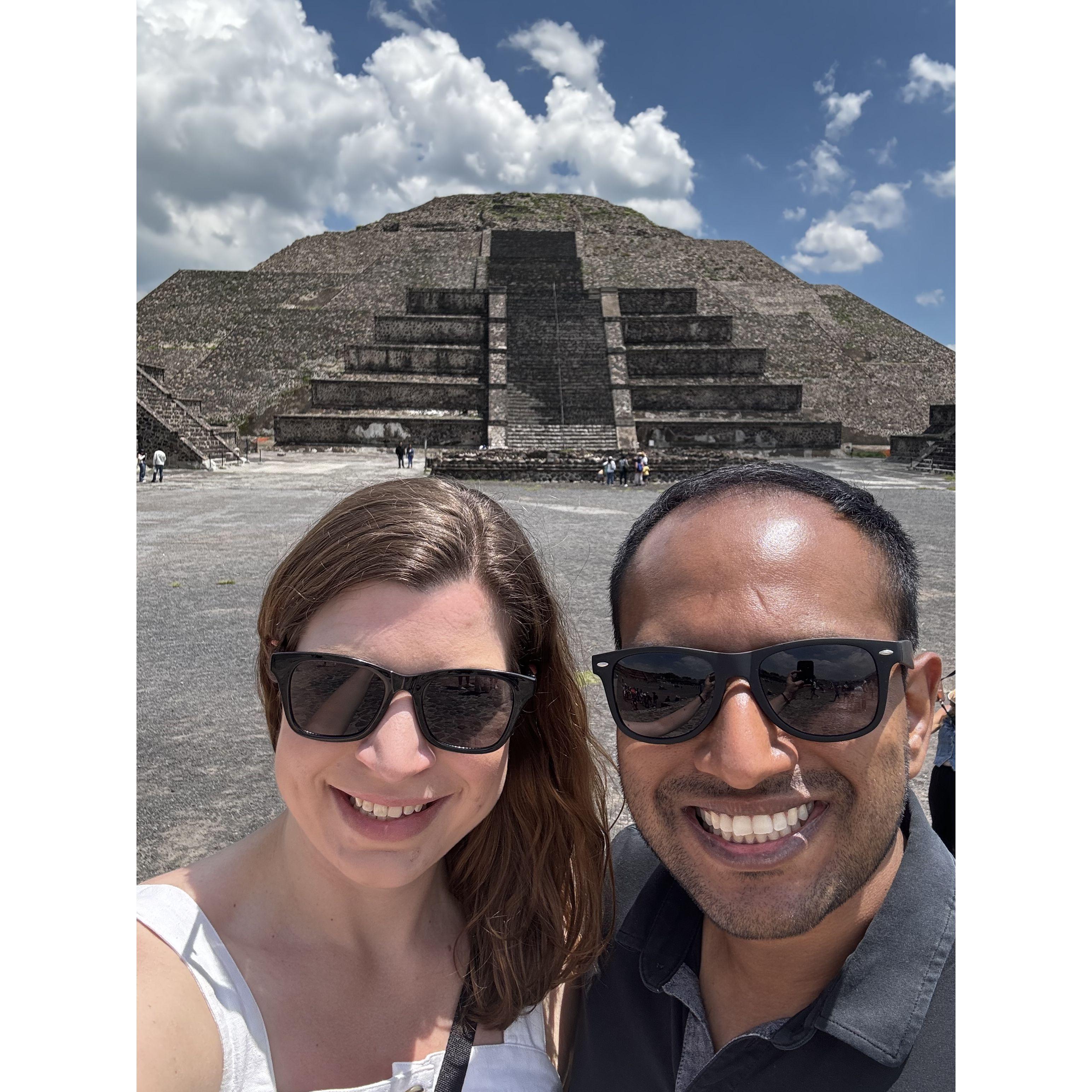 Sun Temple at Teotihuacán.