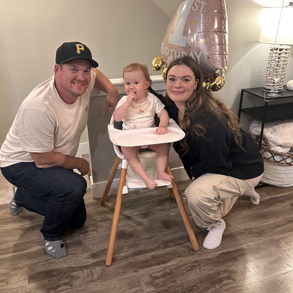 Our niece, Brooklyn, 1st birthday
