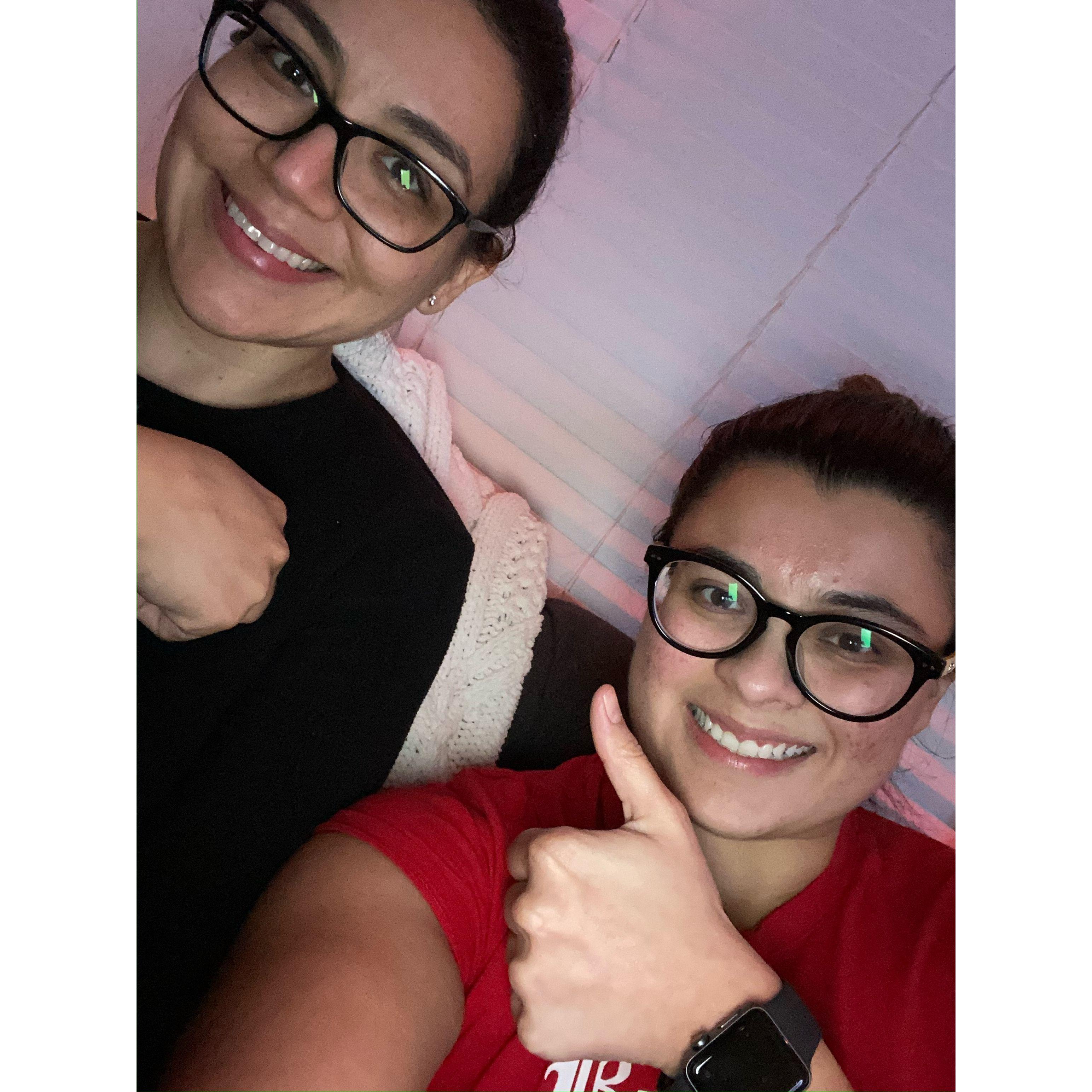 Thumbs up.