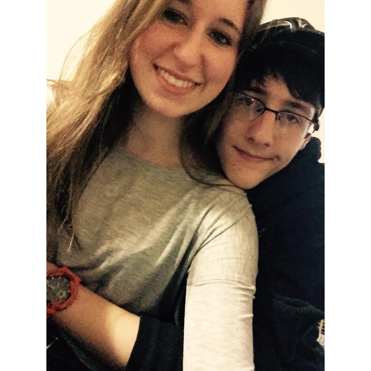 Our very first picture together at UMD