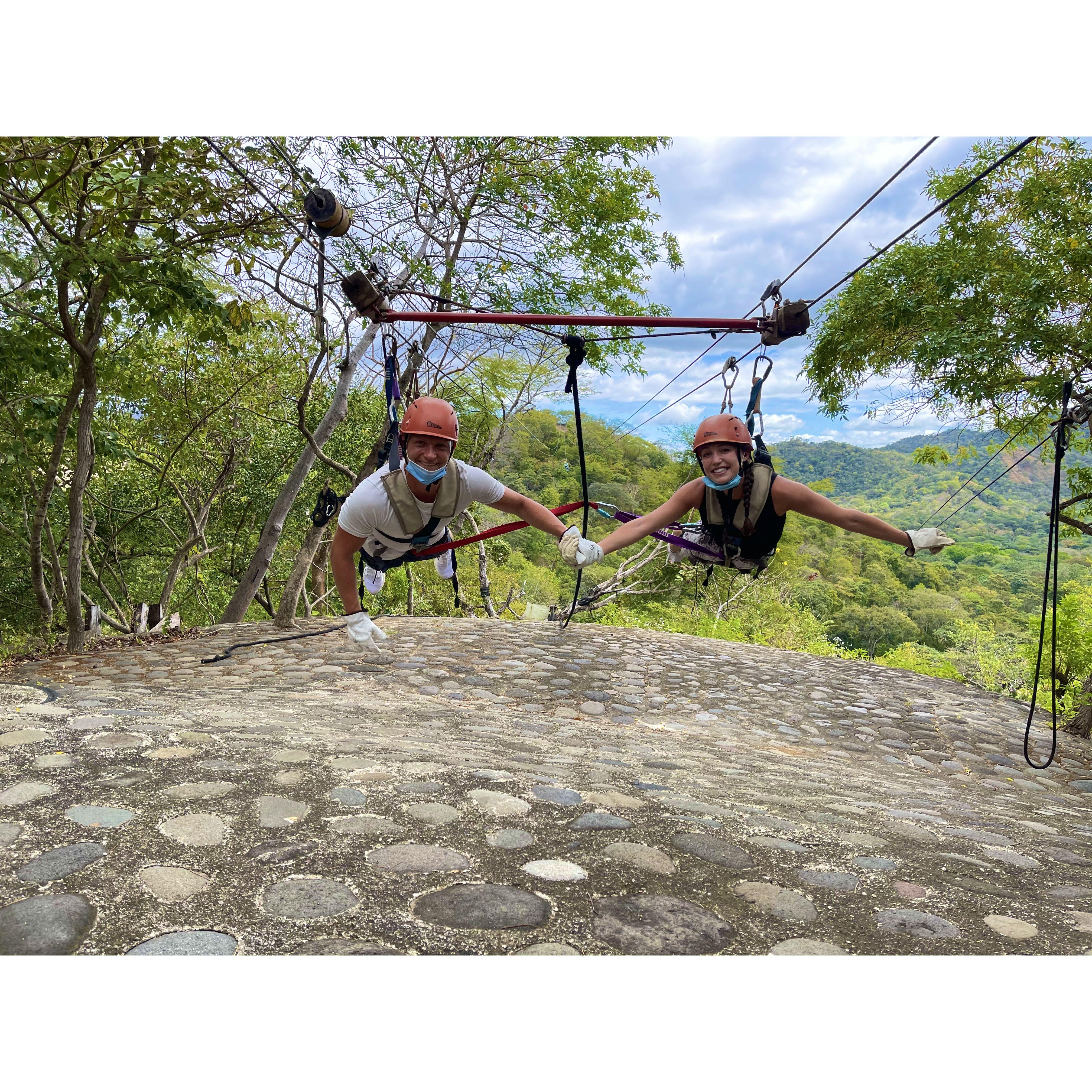 Ziplining in Peninsula de Papagayo
