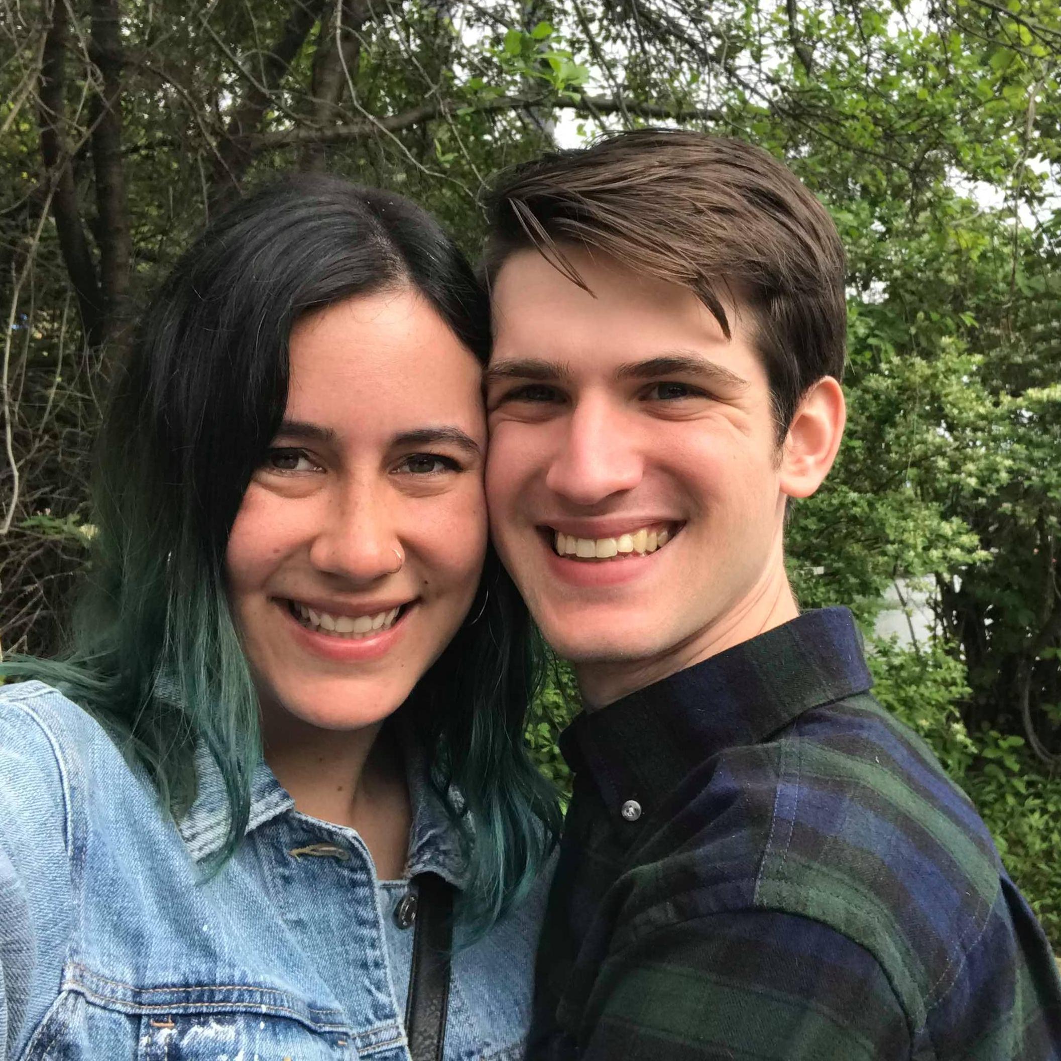 Right after we got engaged by the Mississippi River!