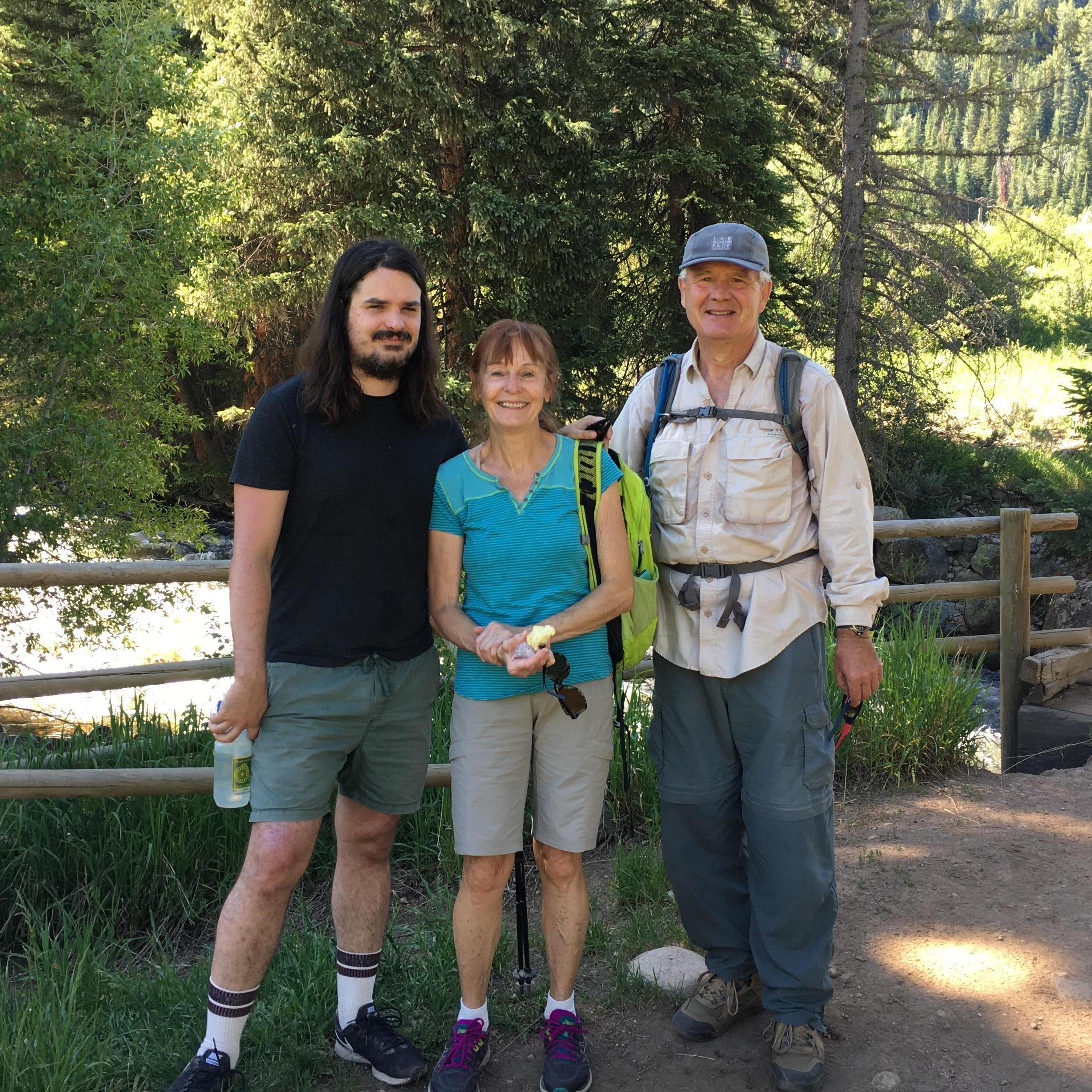hiking with Jim & Mary Ellen Shaughnessy