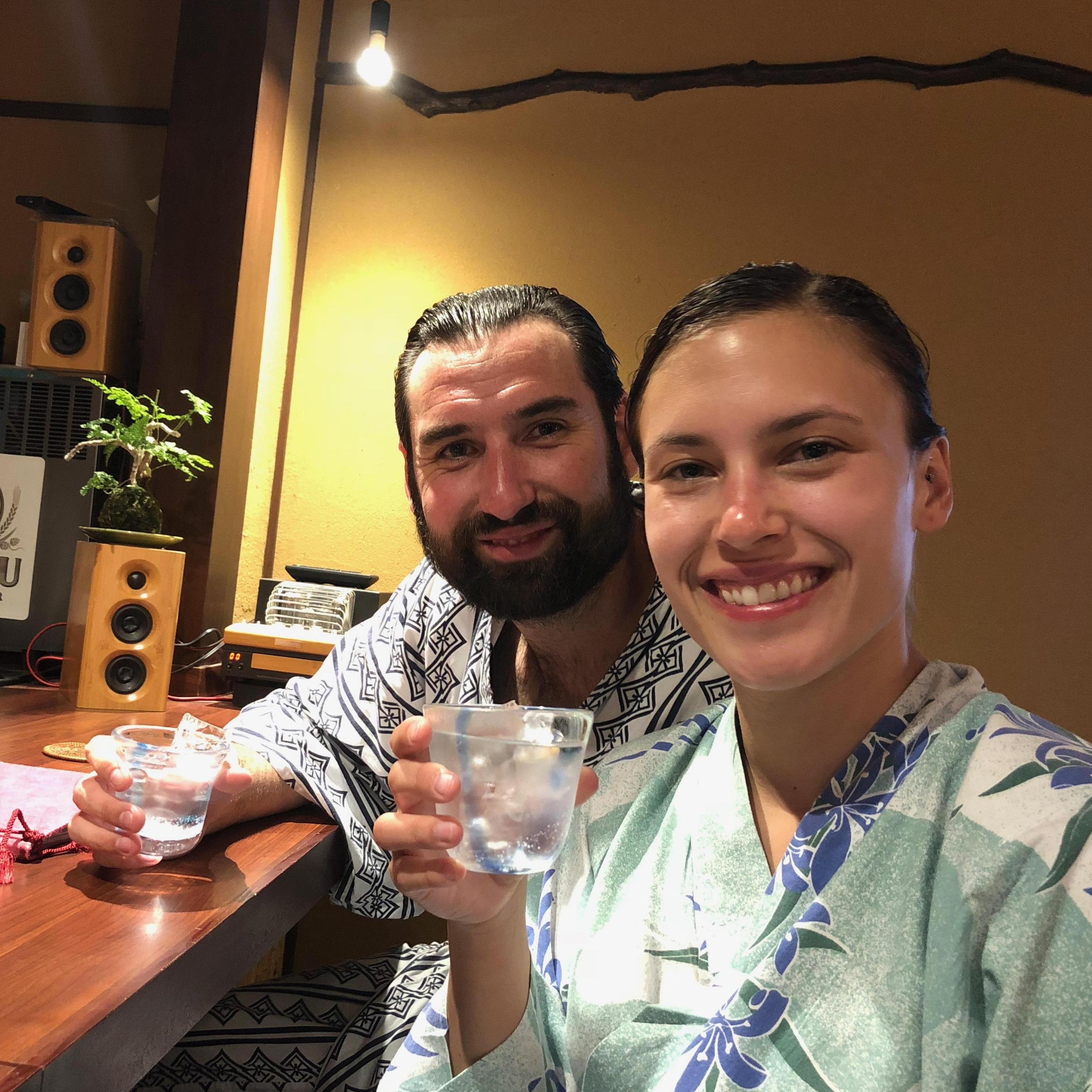 Onsen ryokan in Hakone, Japan after climbing Mt. Fuji - 2018