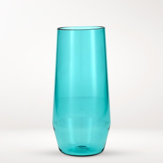 Outdoor Pure Highball Glasses, Set of 6, Aqua