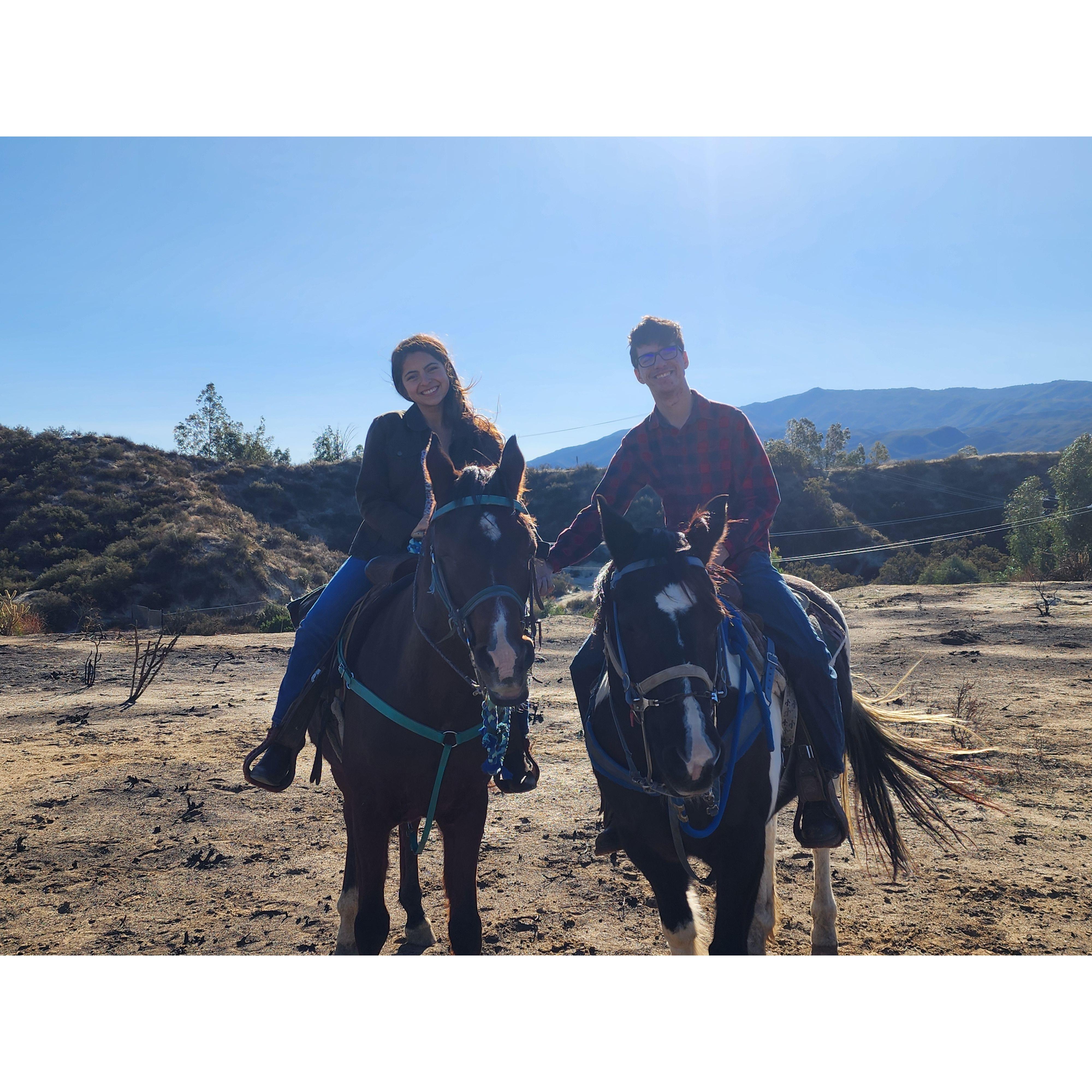 Horseback Riding for Eliana's Birthday!!!