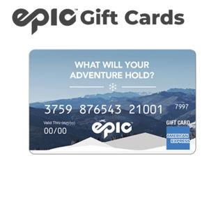 Epic Pass Skiing Gift Card