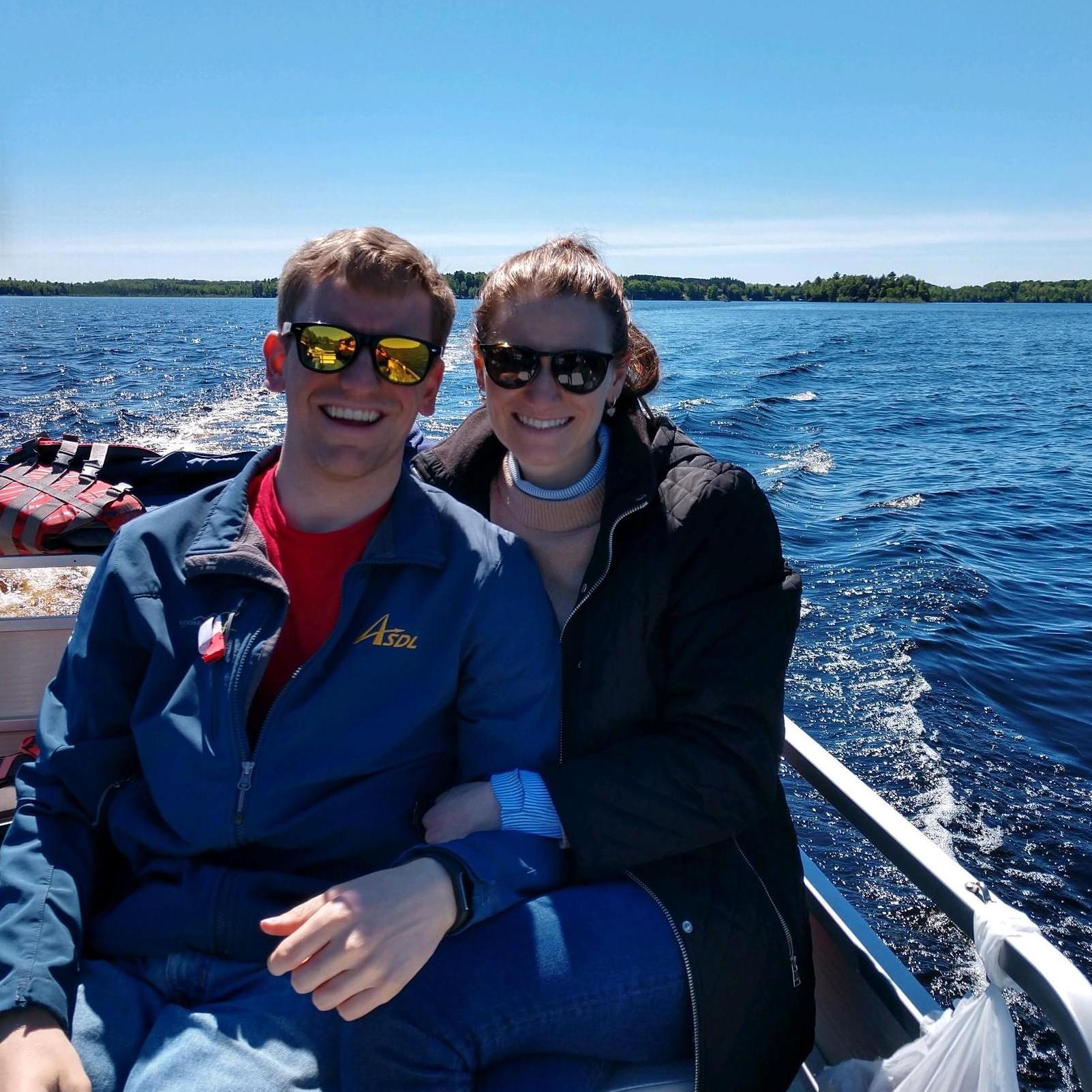 We love the water and going out on the lakes in Wisconsin!