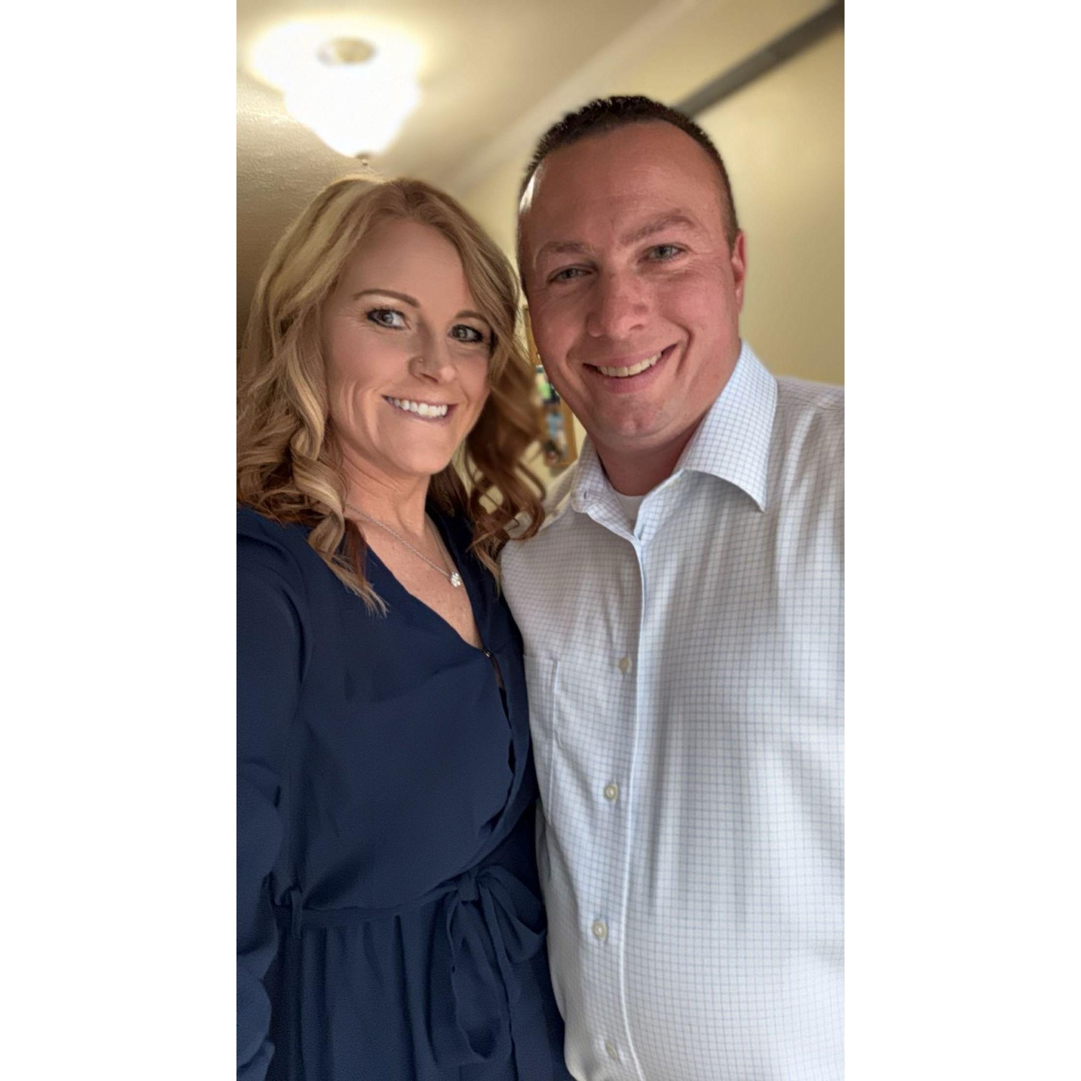 Our first of many weddings together!