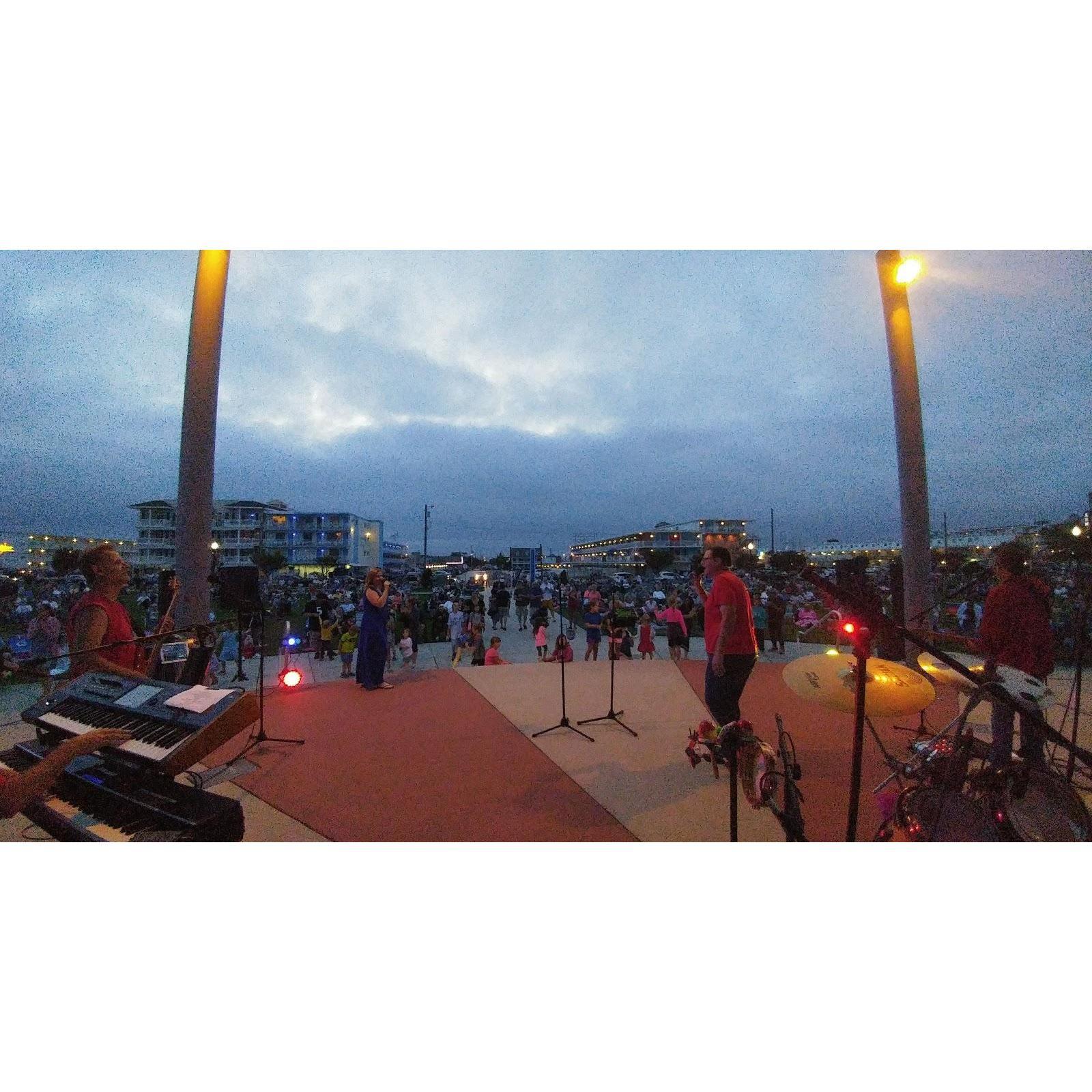 The gang performing at the Wildwood Crest doing what we do best.