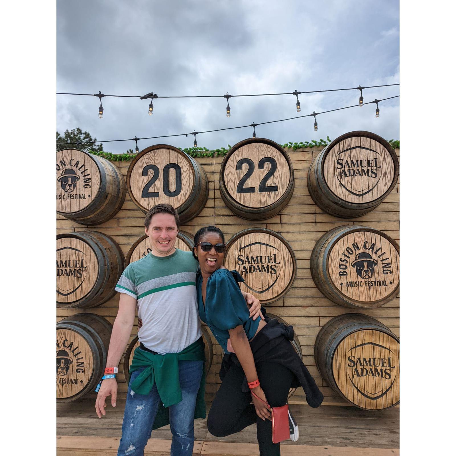 Our first music festival.