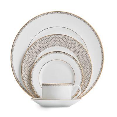 Waterford® Lismore Diamond Gold 5-Piece Place Setting