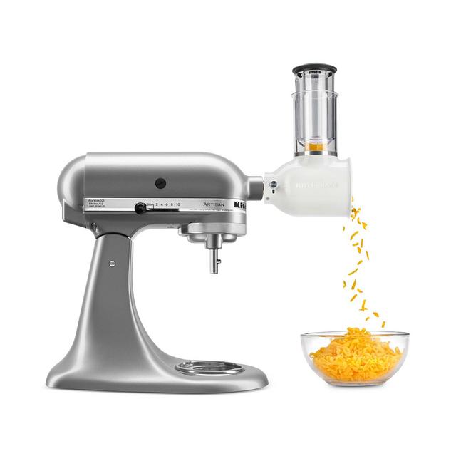KitchenAid Value Bundle Artisan Series 5-Qt. Tilt-Head Stand Mixer & Fresh Prep Slicer/Shredder Attachment KSM150FB, Created for Macys