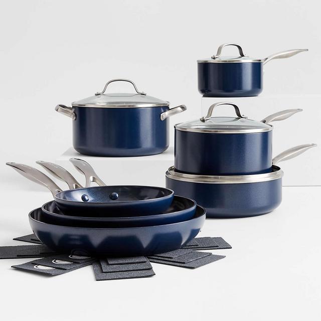 GreenPan ™ Valencia Pro Midnight Blue 11-Piece Non-Stick Cookware Set