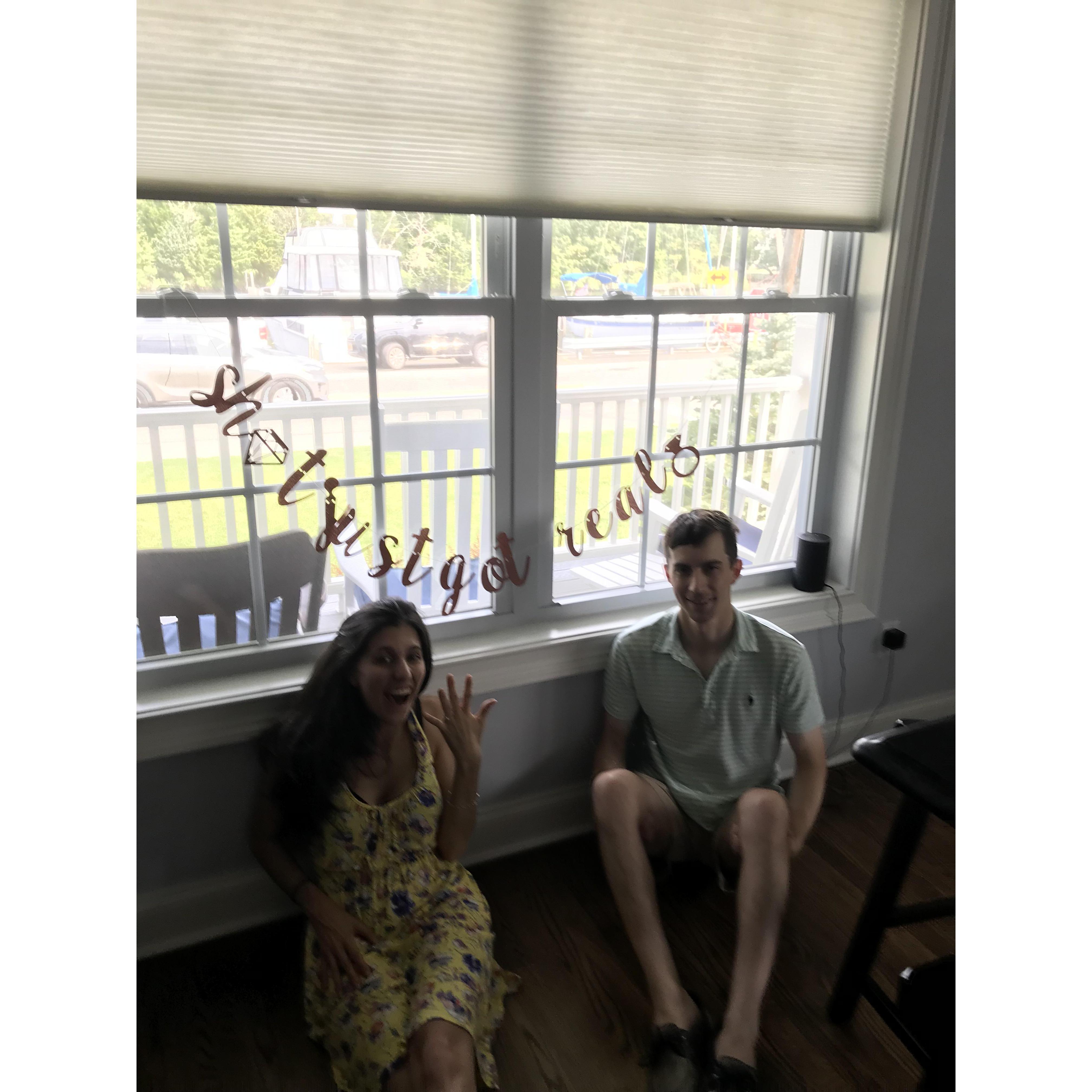 Sh*t just got real post engagement!