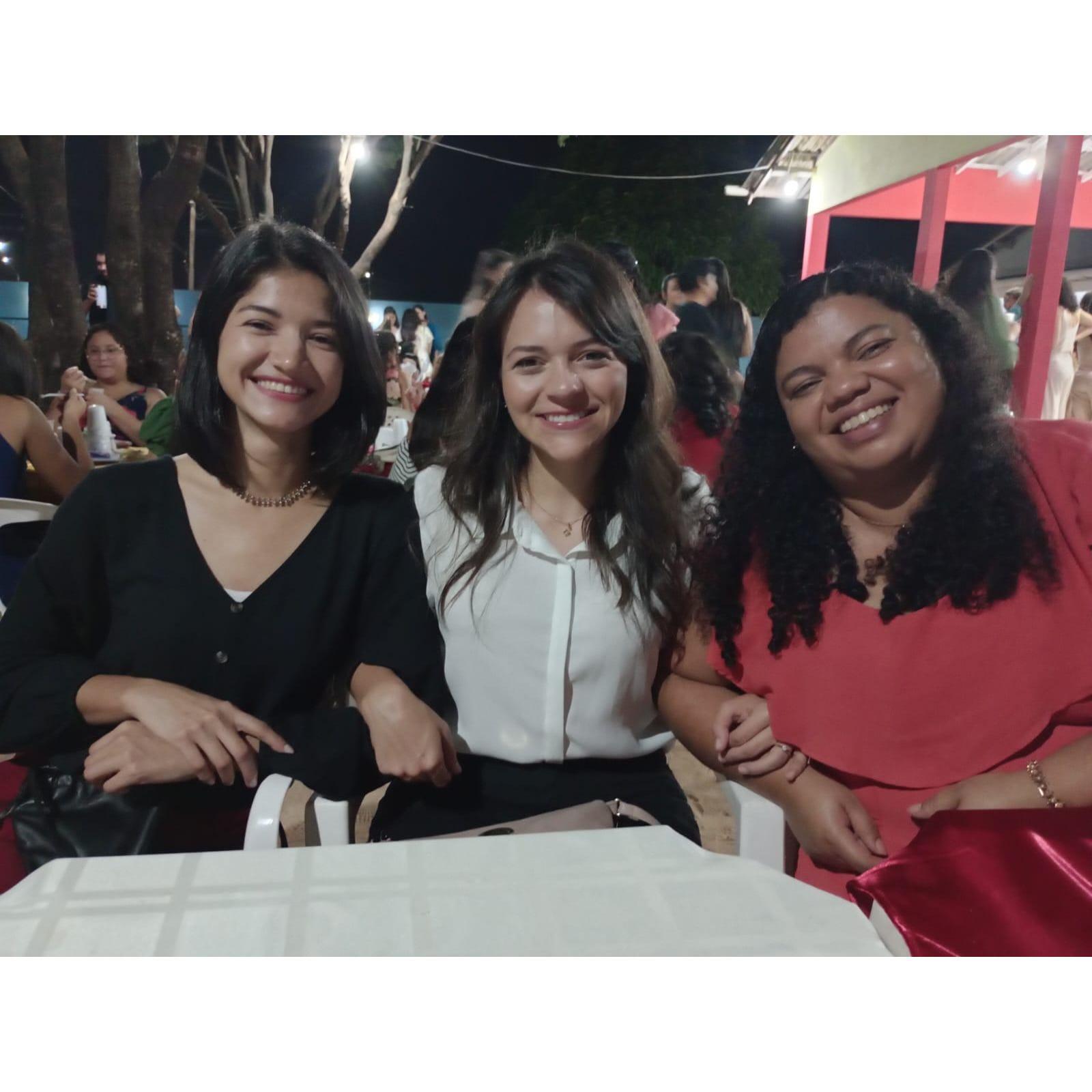 Andribel e Antônia: as amigas da noiva ♥