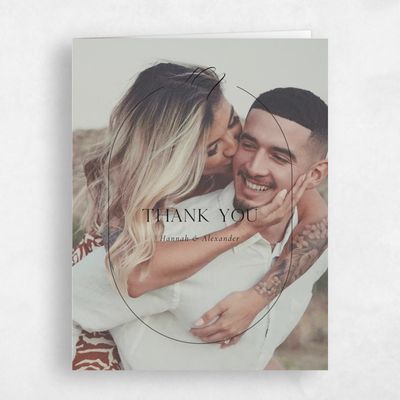 Black Wedding Thank You - Brixen Photo