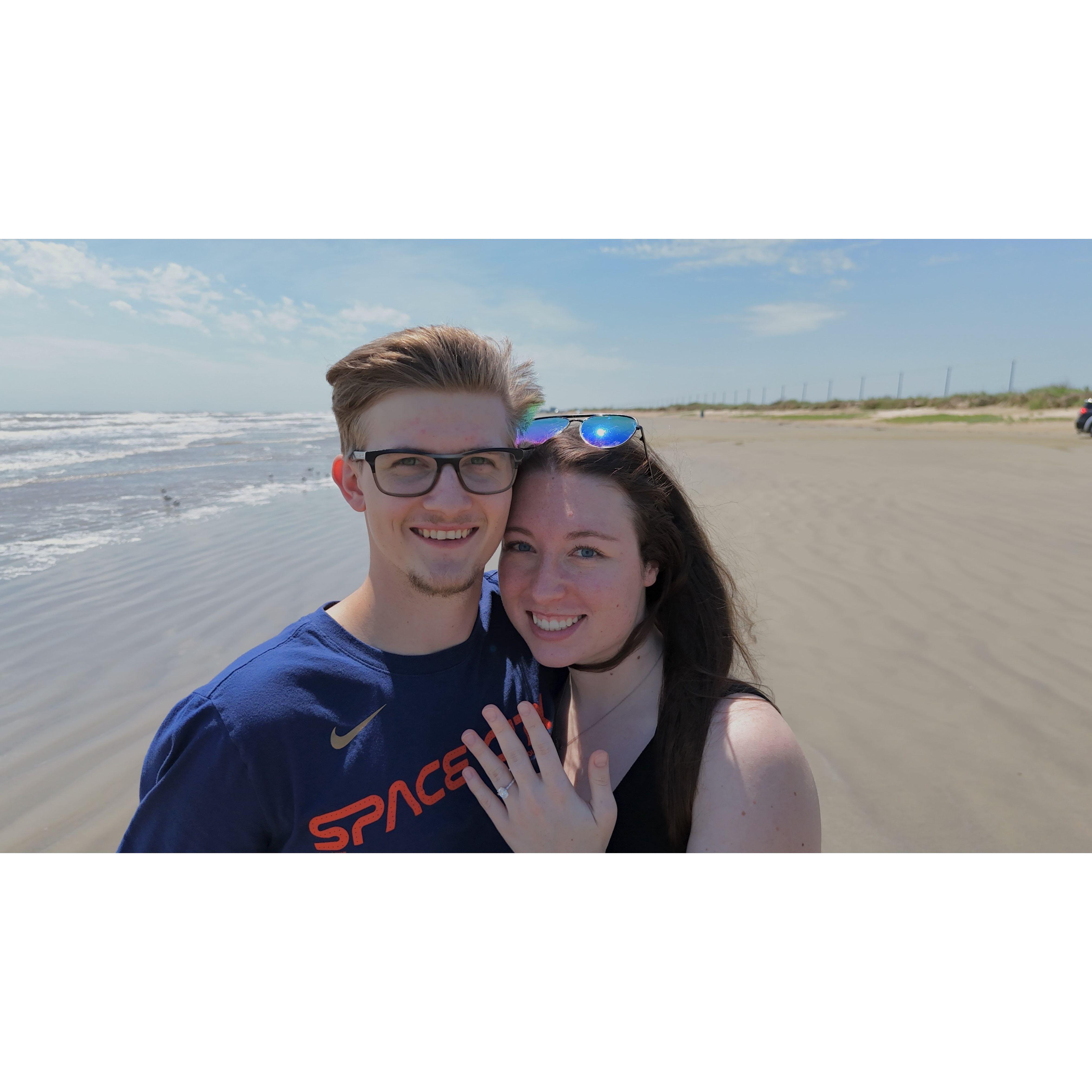 Right after we got engaged!