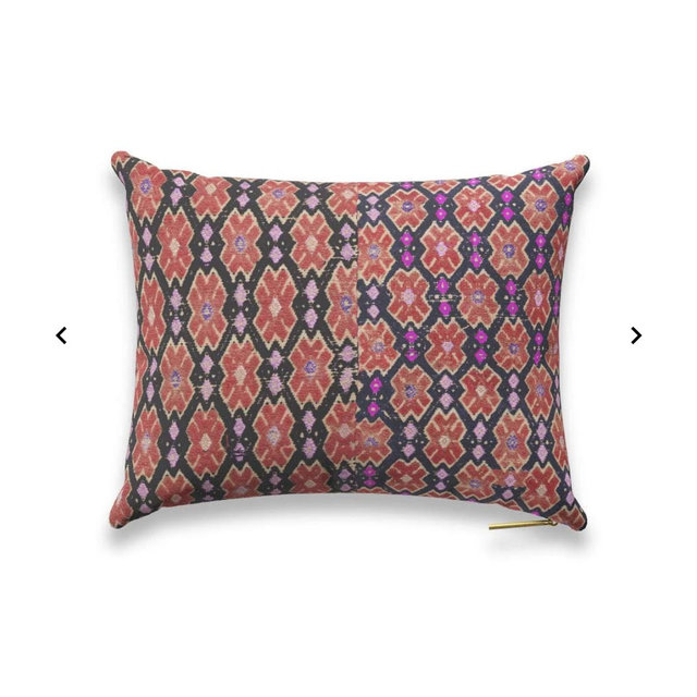 Coral Cross Miao Pillow (16” x 12”)