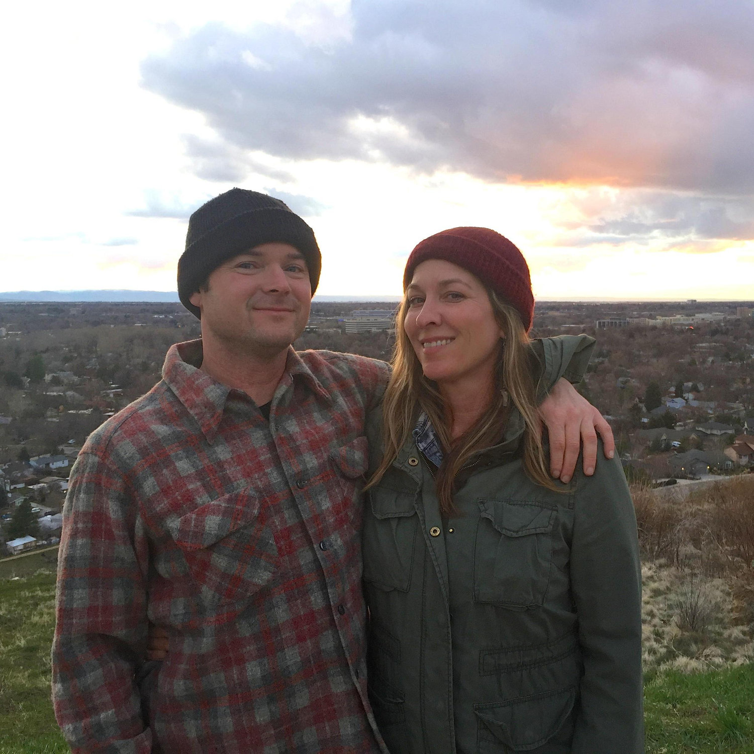 Boise foothills.