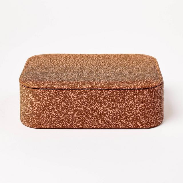 Small Shagreen Box with Lid - Threshold™ designed with Studio McGee