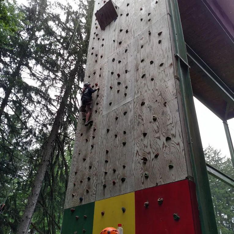 Camp activities - Climbing Wall