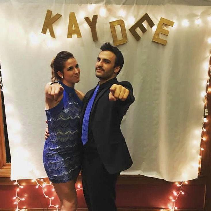 Maria and Alex's very first date. Kappa Delta Fall Formal 2015