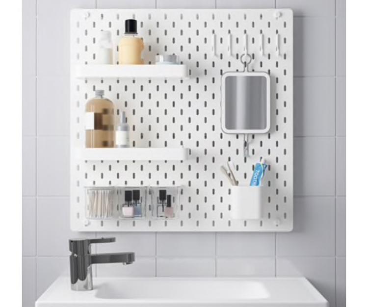 SKÅDIS								Pegboard, white