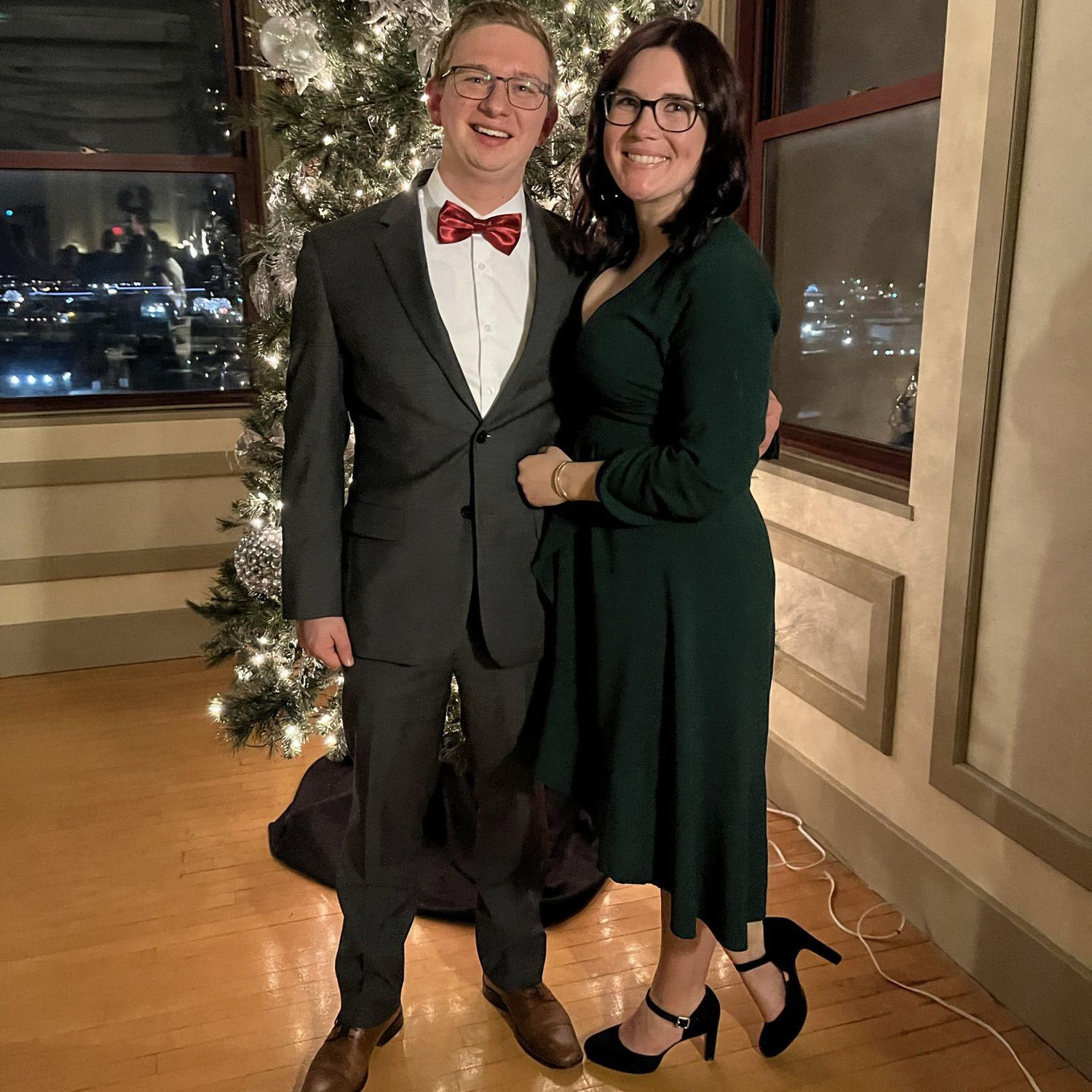 The UNMC Emergency Medicine Department always through a beautiful and delicious Christmas party.
