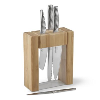 Global Classic 5-Piece Knife Block Set