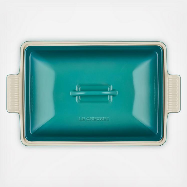 Le Creuset, Classic Heritage Covered Rectangular Casserole Dish | Zola