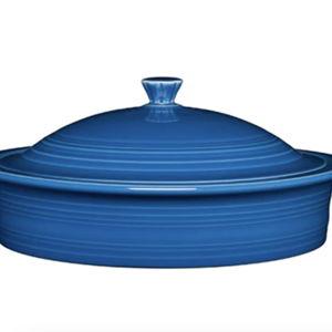 Small 10 Inch Round Covered Casserole 1.4 Quart in LAPIS