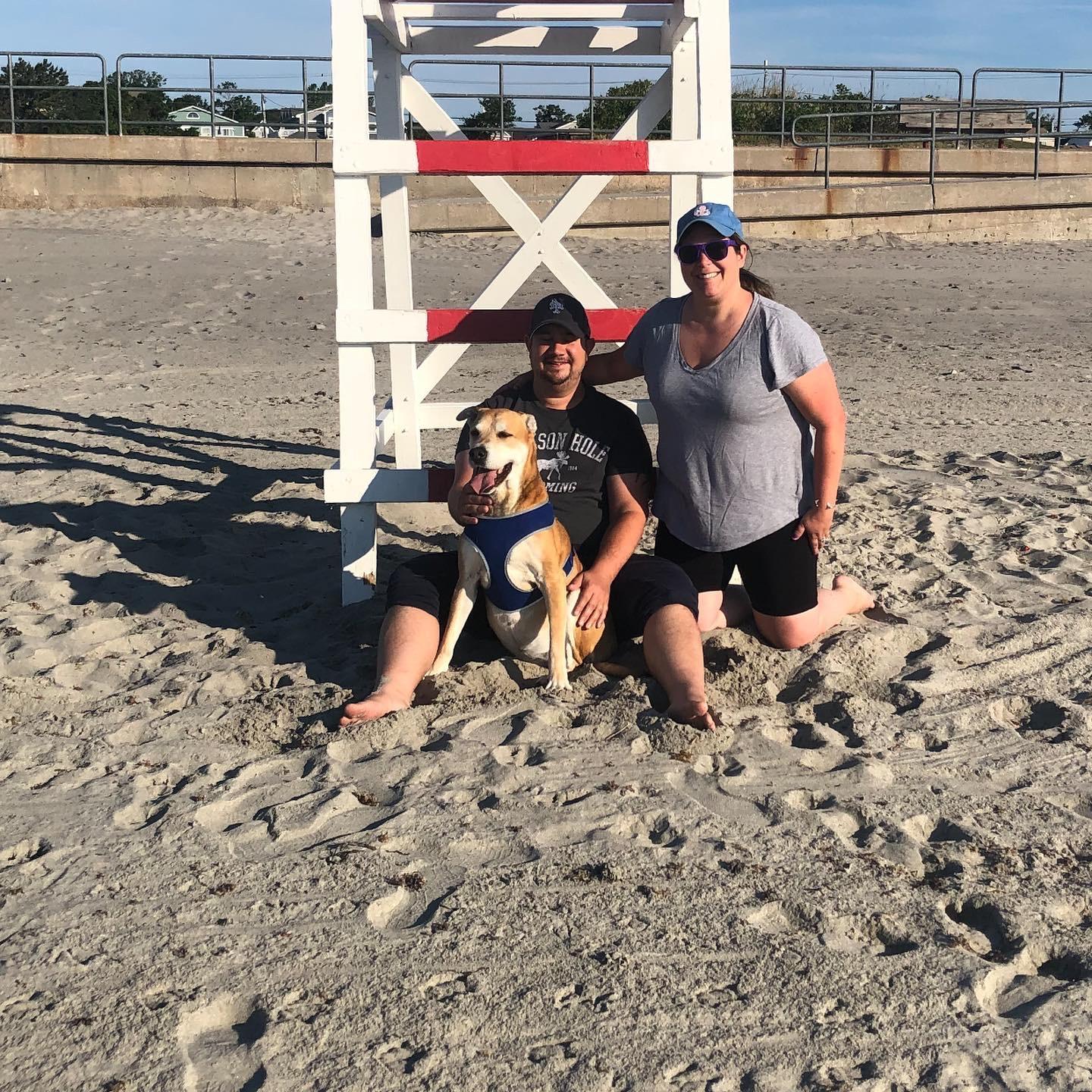 Boo Boos loved the beach 🩷 🦋