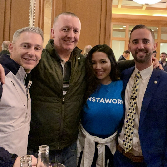 February 8th 2020 at CMAA Conference in Dallas, Texas.
(LR: Jeremy, Christopher, Arielle, & Josh)