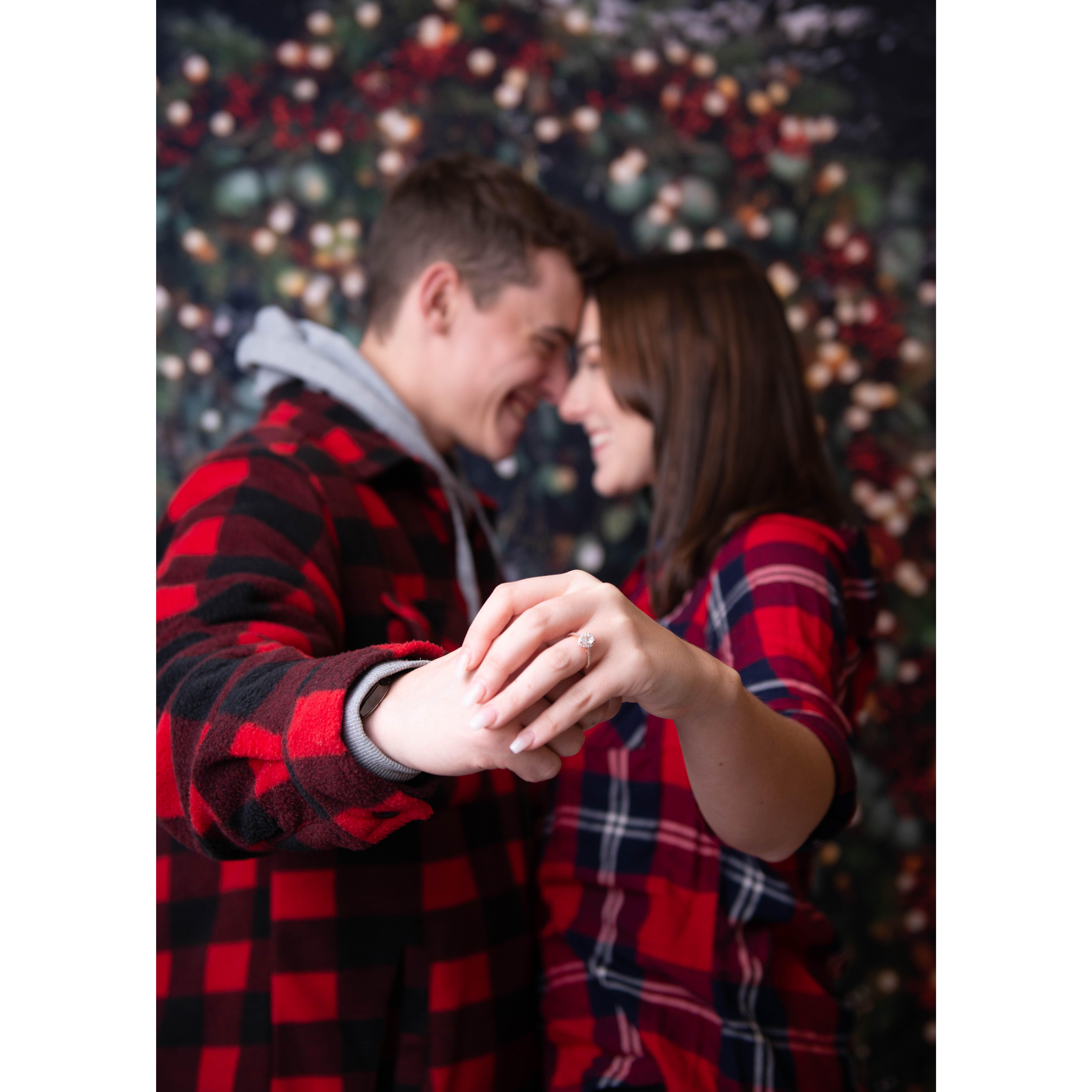 Christmas Engagement Photos 2022