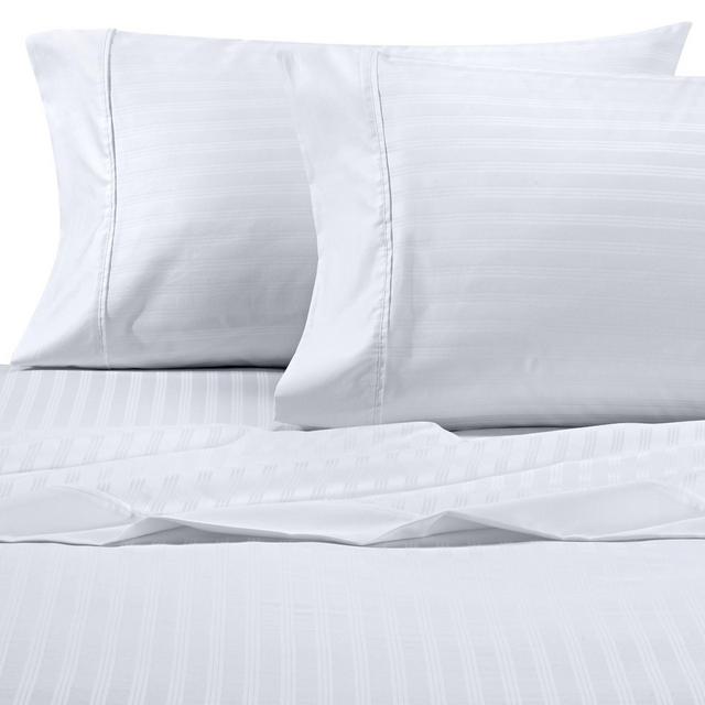 Wamsutta® 625-Thread Count PimaCott® Stripe Queen Sheet Set...