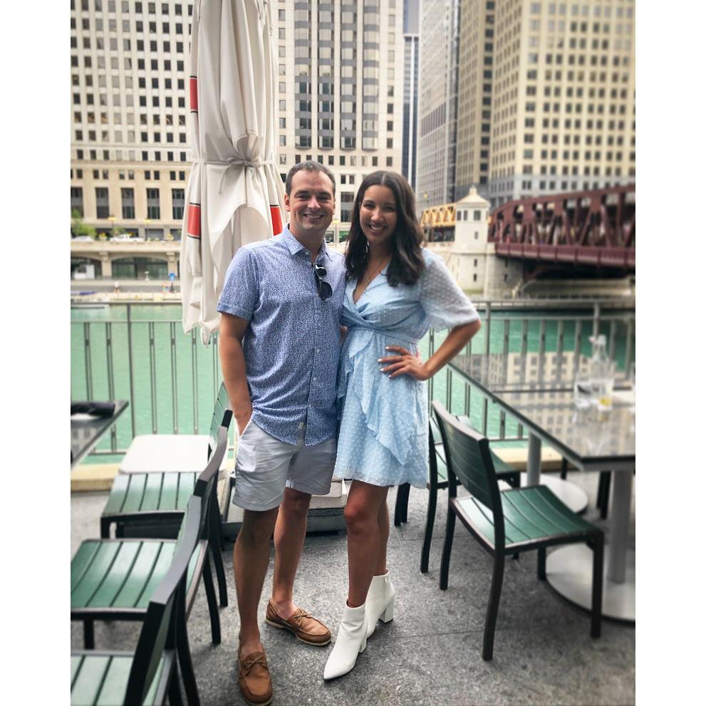 Birthday Dinner on the river for Brandon!