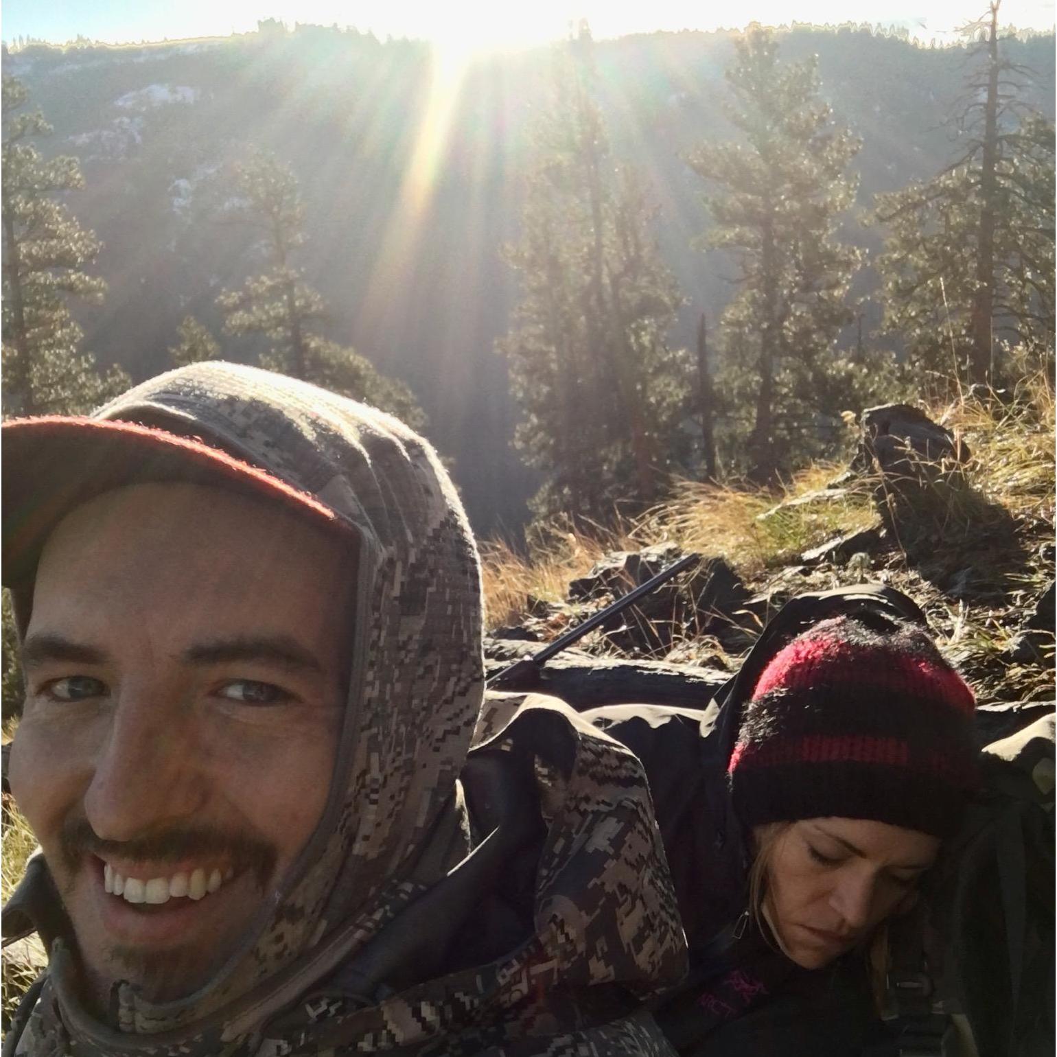 Caught snoozing on a hunt!