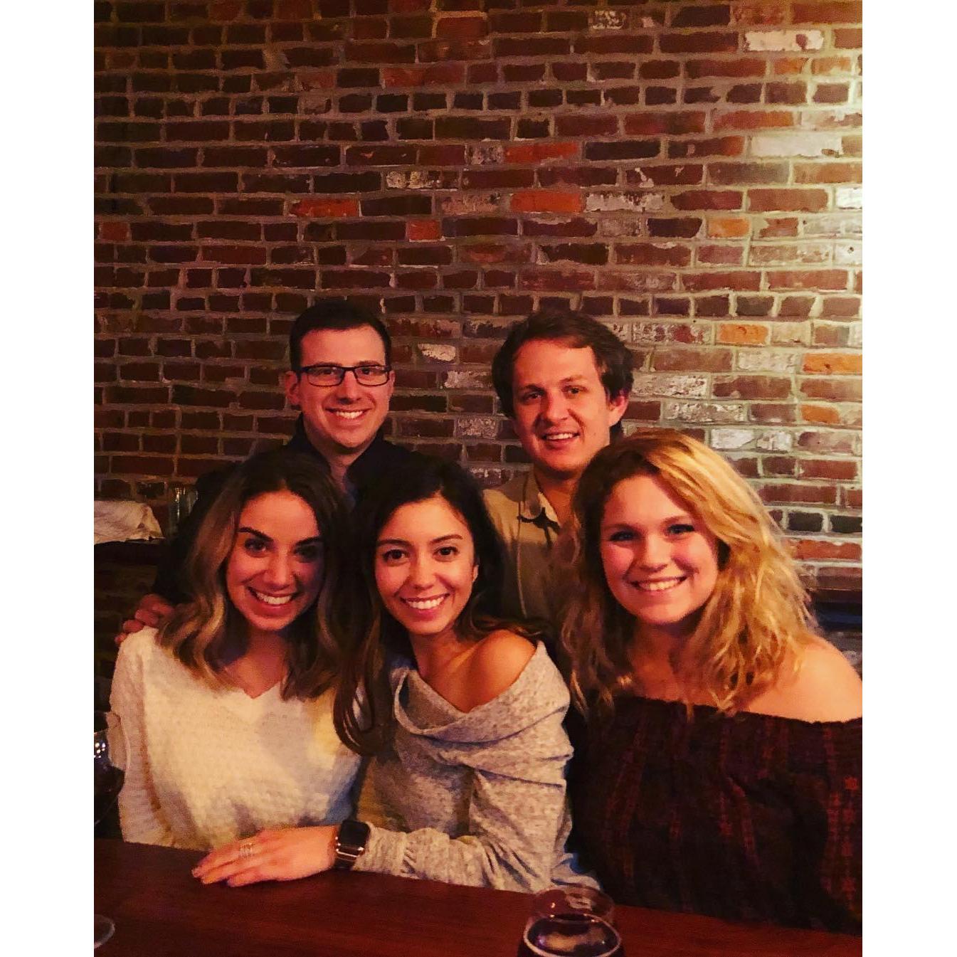 Surprise 10 year anniversary party with our best friends!