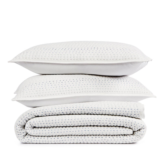 Sky Multicolor Pickstitch Coverlet Set, King - Exclusive