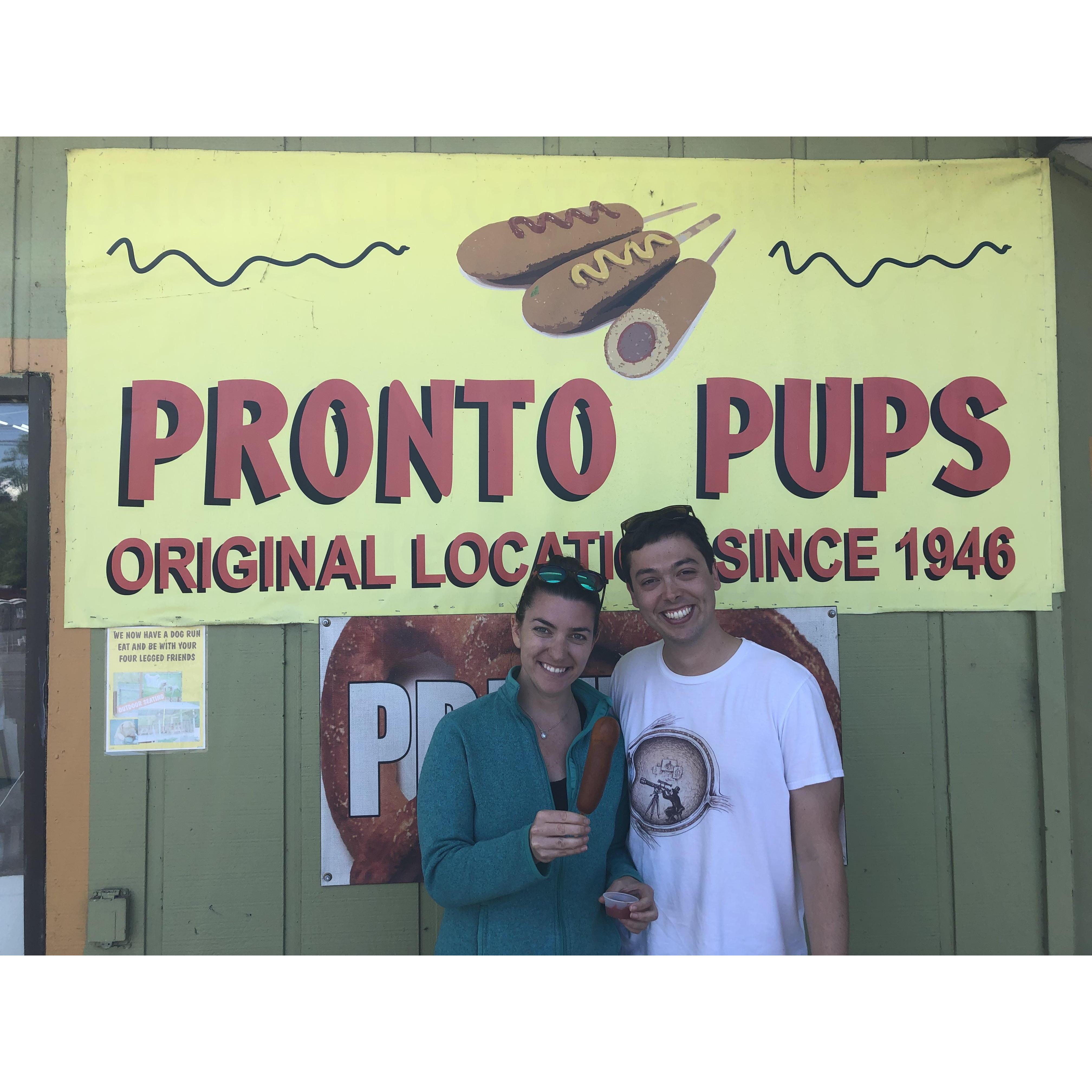 Its not a beach trip without a Pronto Pup